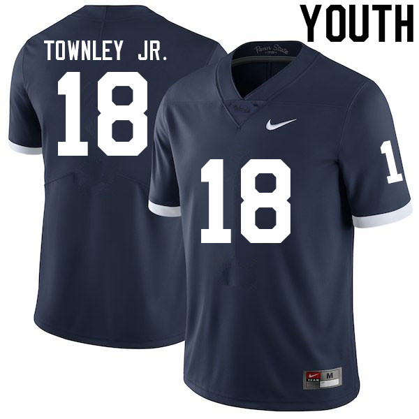 NCAA Nike Youth Penn State Nittany Lions Davon Townley Jr. #18 College Football Authentic Navy Stitched Jersey HVV5598YO